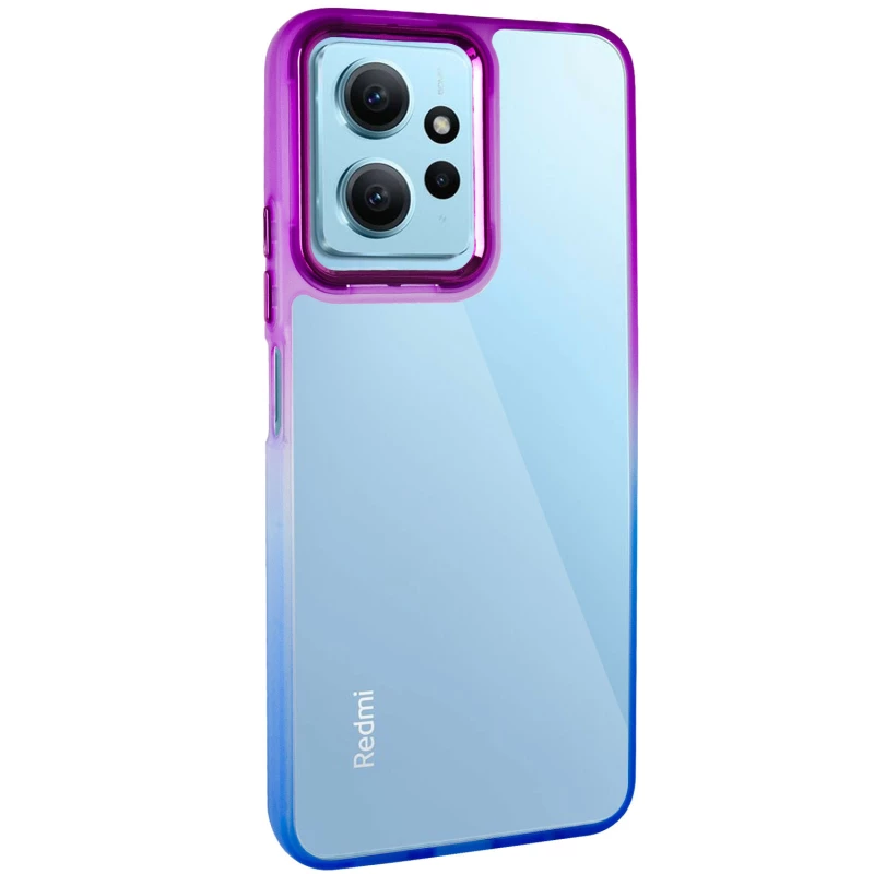 Силіконовий чохол фреш на Xiaomi Redmi Note 12 4G – Синій / Фіолетовий. Фото 2 Силіконовий чохол фреш на Xiaomi Redmi Note 12 4G – Синій / Фіолетовий. Фото 2 з 9