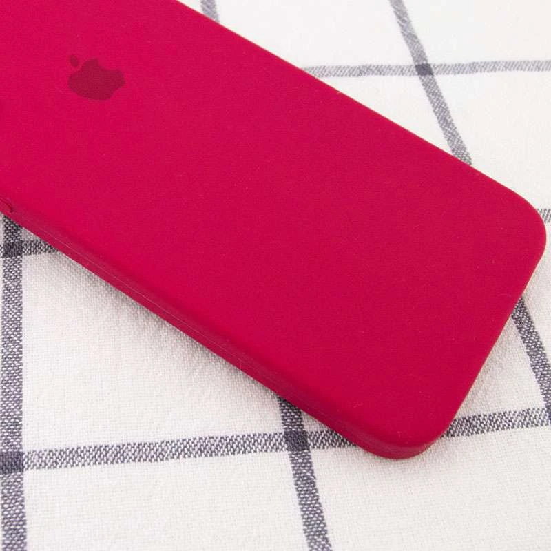 Чохол Silicone Case Square з захистом камери на Apple iPhone 7 / 8 (4.7") – Червоний / Rose Red. Фото 2 з 3