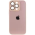 Силиконовый сапфировый чехол с с защитой камеры на Apple iPhone 12 Pro (6.1") – Розовый / Pink Sand. Фото 2 из 8