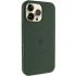 Чехол Silicone Case Full Protective (AA) V2 with MagSafe для Apple iPhone 16 Pro – Зеленый / Cyprus Green. Фото 2 из 11