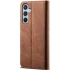 Шкіряний чохол-книжка Urban Denim series для Samsung Galaxy A16 4G/5G – Brown. Фото 3 з 4