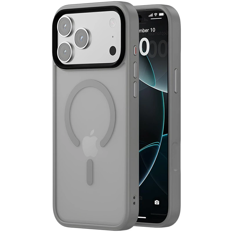 Чехол Ummi Colorful with MagSafe для Apple iPhone 18 Pro – Серый / Grey. Фото 1 из 3