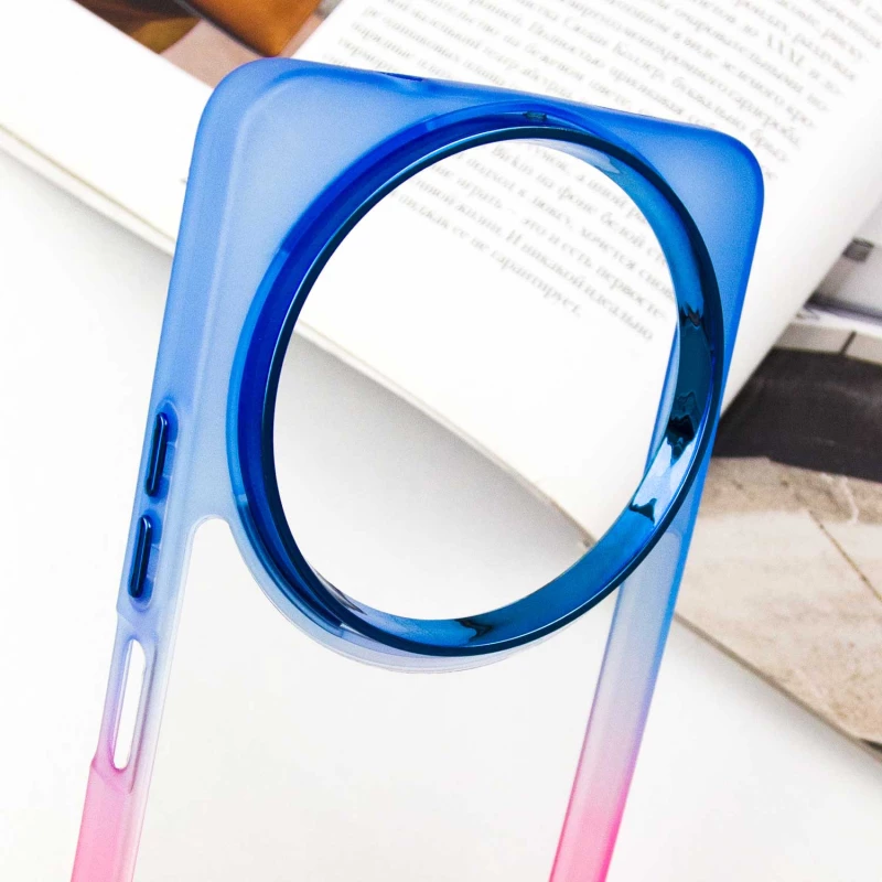 Силіконовий чохол фреш на Xiaomi Redmi A3 – Рожевий / Синій. Фото 9 з 9