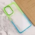 Силиконовый чехол фреш для Xiaomi Redmi Note 11 Pro 4G/5G – Бирюзовый / Лимонный. Фото 4 из 5