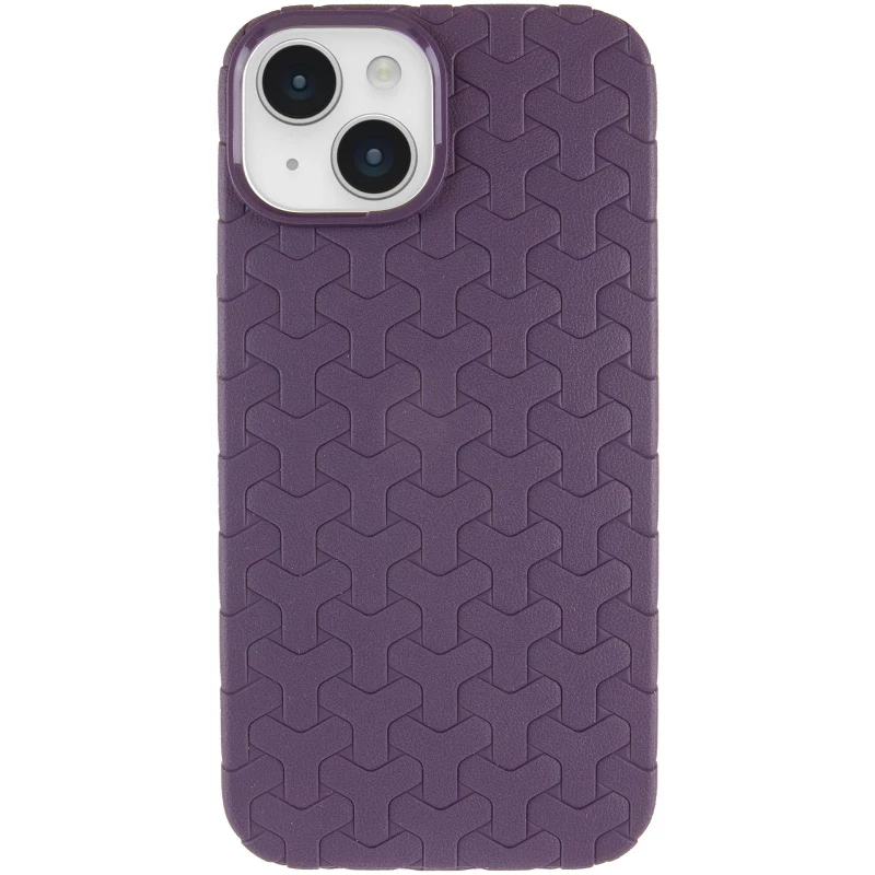 TPU чехол плетенка для Apple iPhone 12 Pro (6.1") – Purple. Фото 4 из 9