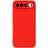 Цветной силиконовый чехол GETMAN с закрытой камерой на Realme 16 5G – Красный / Dark Red. Фото 1 из 1