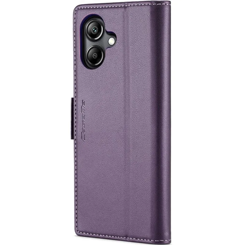 Шкіряний чохол-книжка CaseMe Nappa leather для Xiaomi Redmi Note 11 (Global) / Note 11S – Purple. Фото 3 з 10