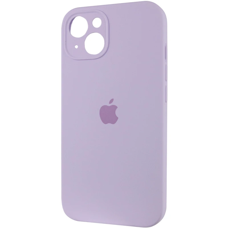 Чехол Silicone Case с защитой камеры для Apple iPhone 14 (6.1") – Сиреневый / Lilac. Фото 3 из 6