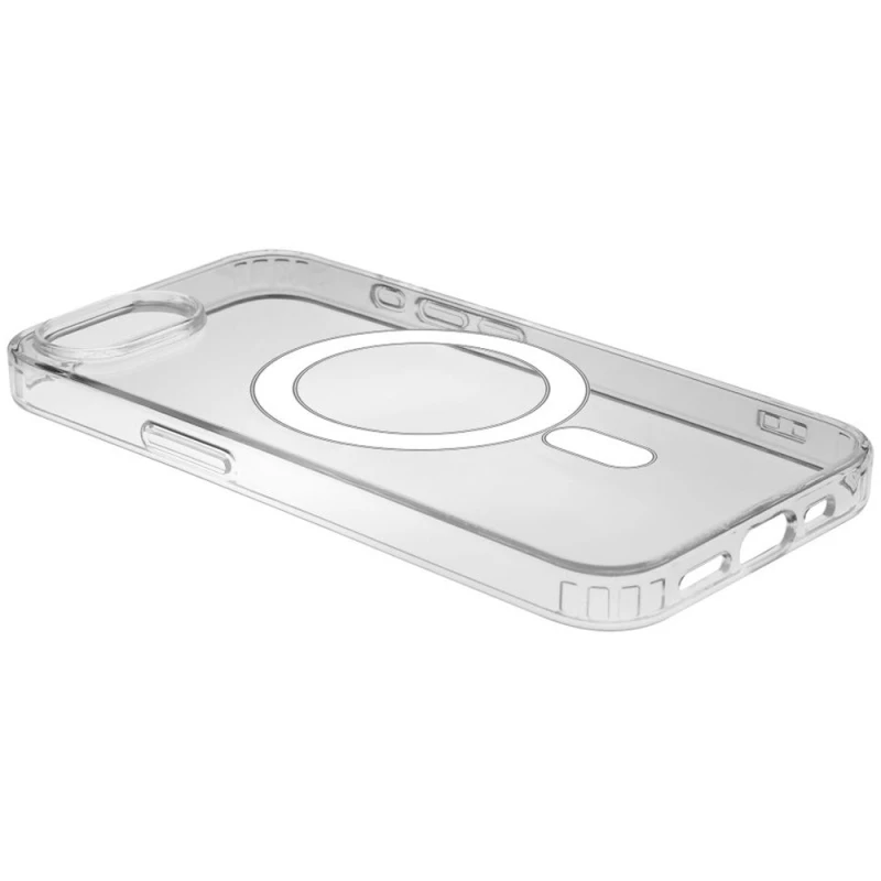 Прозорий TPU чохол з MagSafe на Apple iPhone 16e (6.1") – Clear. Фото 10 з 15