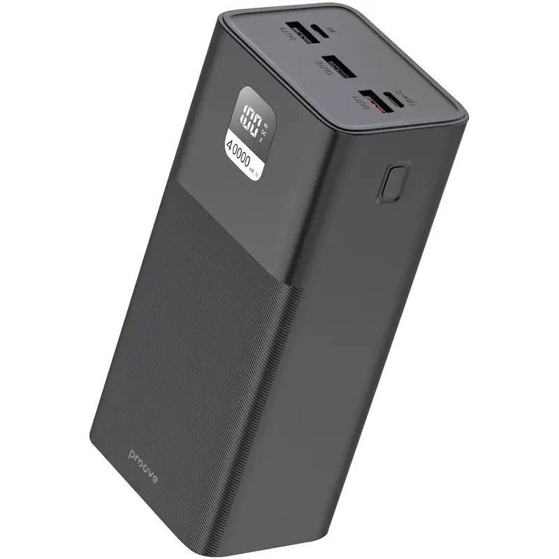 Портативное ЗУ Proove Giant 100W 40000 mAh – Black. Фото 2 из 3