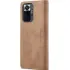 Шкіряний чохол-книжка CaseMe Velvet Nubuck для Xiaomi Redmi Note 10 Pro – Brown. Фото 6 з 6