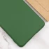 Чохол Silicone Case Lakshmi Plus з закритою камерою на Motorola Moto G55 – Зелений / Dark green. Фото 3 з 3