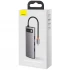 Переходник HUB Baseus Metal Gleam Series 7-in-1 Multifunctional – Серый. Фото 11 из 11