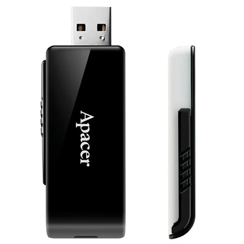 Флеш накопичувач Apacer USB 3.2 AH350 64Gb – Black. Фото 2 з 5