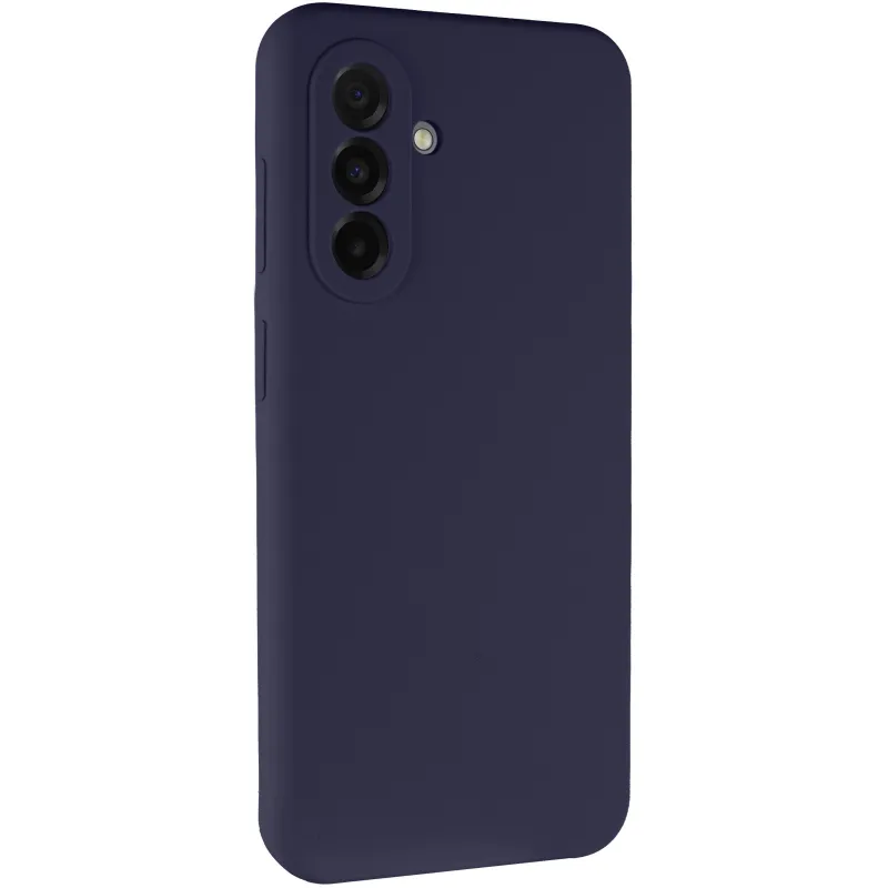 Чохол Silicone Case Lakshmi Premium із закритою камерою для Samsung Galaxy A56 5G – Темно-синій / Midnight blue. Фото 12 з 18