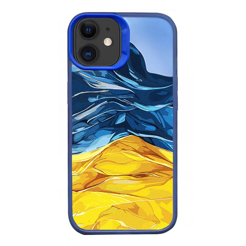 

TPU+PC чехол TakiTaki для Apple iPhone 11 (6.1") (Flag / Blue)