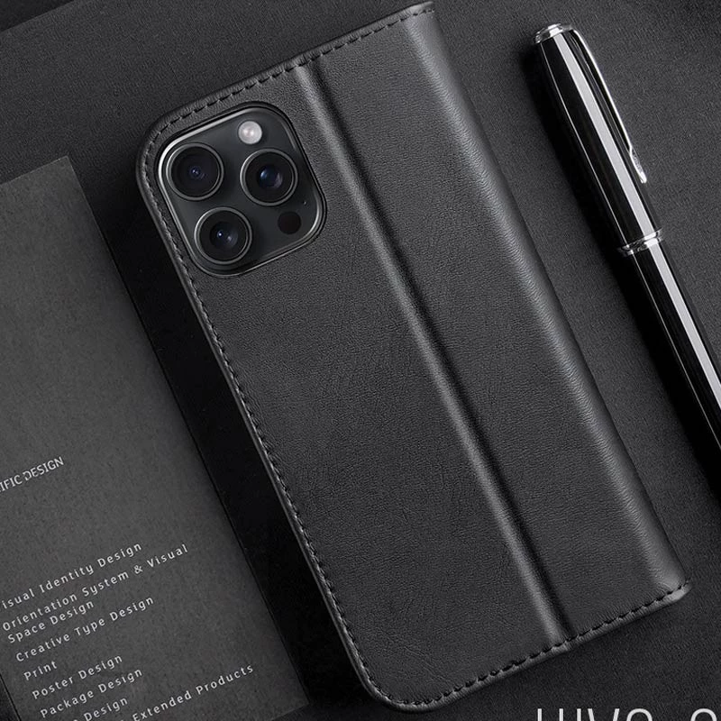 Чохол-книжка Dux Ducis Hivo для Apple iPhone 16 Pro Max – Black. Фото 6 з 14