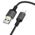 Дата кабель Hoco X128 Benefit USB to Lightning 12W (1m) – Black. Фото 3 з 5
