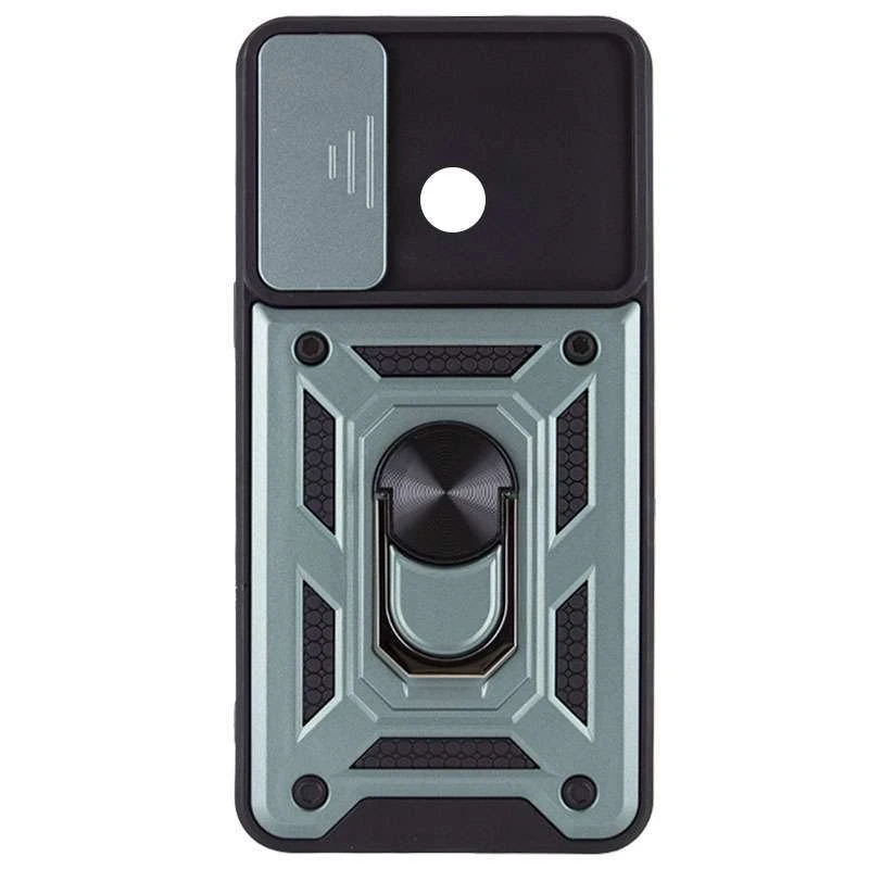 Протиударний чохол Serge Ring з захистом камери на Xiaomi Redmi 9C – Зелений. Фото 2 з 7