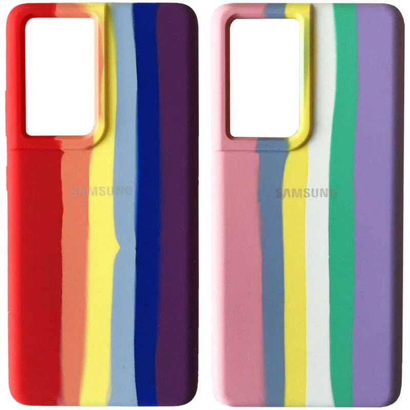 

Чохол Silicone Case Райдуга з закритим низом на Samsung Galaxy A72 4G / A72 5G