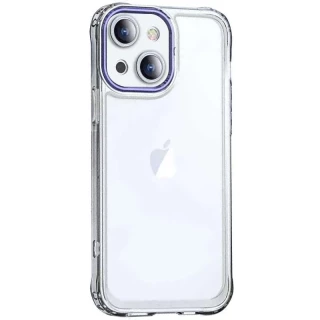 TPU+PC чехол з кольоровою окантовкою камери на Apple iPhone 14 (6.1") фото 1 з 2