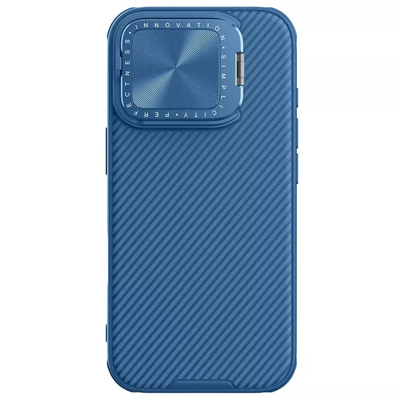 Чохол Silicone Nillkin LensWing Prop Magnetic для Apple iPhone 16 Pro – Синій / Blue. Фото 4 з 21
