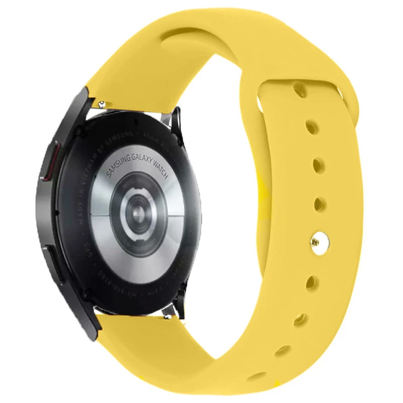 

Силиконовый ремешок Sport для Smart Watch 20mm (Желтый / Yellow), Жовтий / yellow