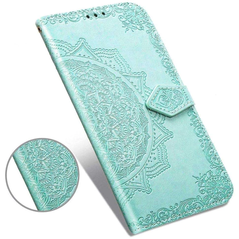 Кожаный чехол-книжка Art Case с визитницей для Huawei Mate 10 Lite – Бирюзовый. Фото 6 из 6