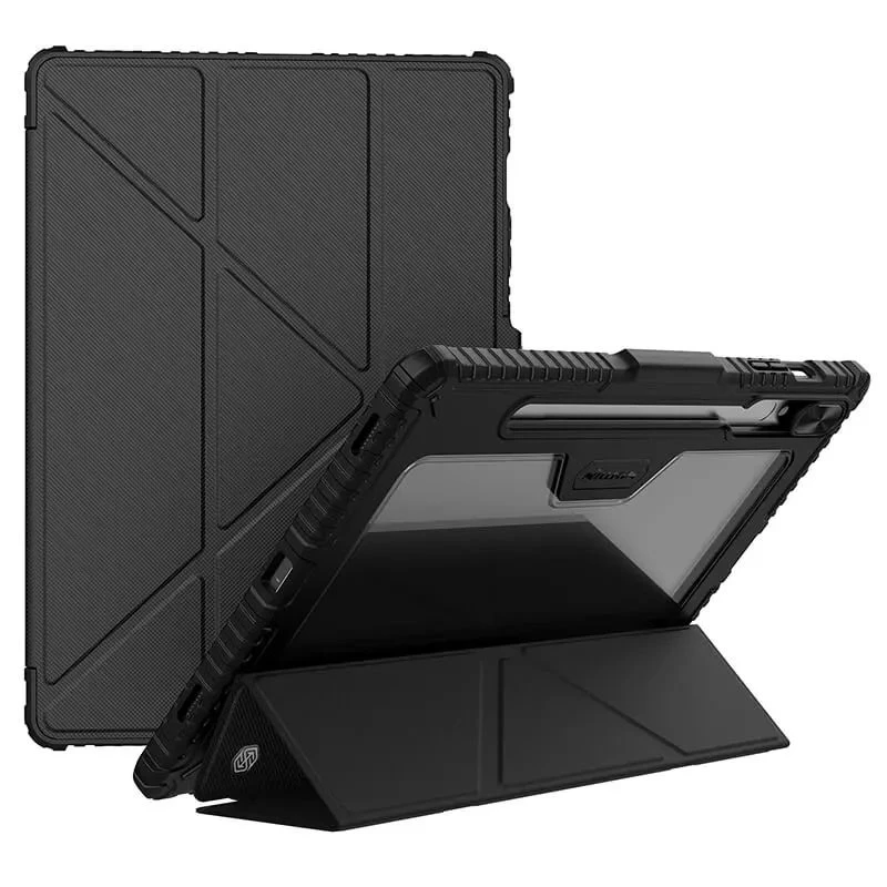 Чохол-книжка Nillkin Bumper Pro Multi-angle для Samsung Galaxy Tab S9+ 12.4'' – Black. Фото 3 з 6