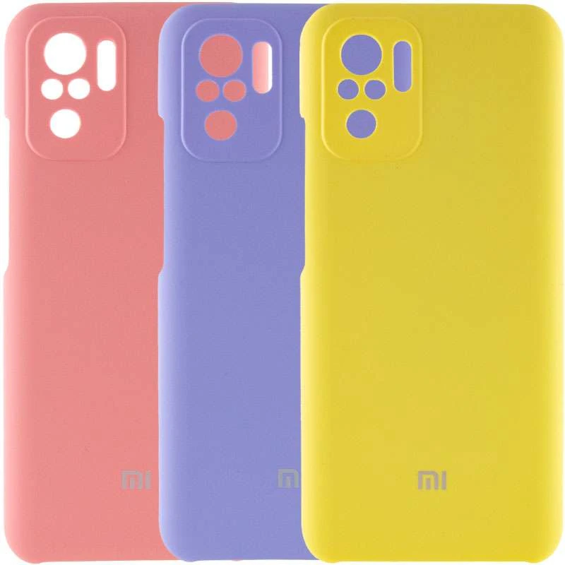 

Чохол Silicone Case Premium з закритим низом та захистом камери на Xiaomi Redmi Note 10 / Note 10s