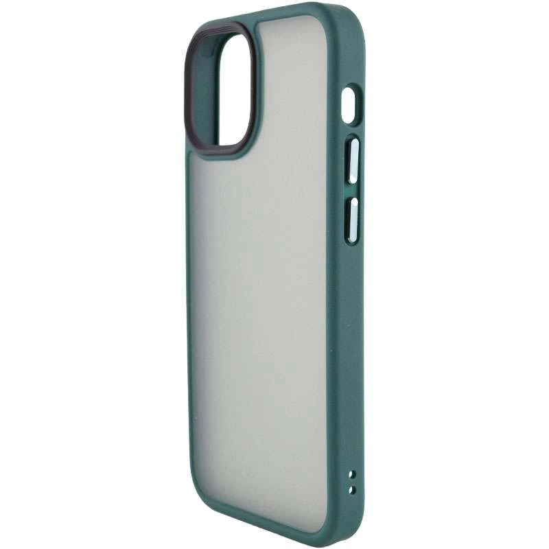 TPU+PC с металлическими кнопками для Apple iPhone 13 (6.1") – Зеленый. Фото 3 из 5