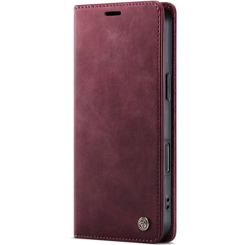 Кожаный чехол-книжка CaseMe Velvet Matte для Apple iPhone 17 Pro Max (6.9") – Red. Фото 1 из 5