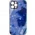 Стеклянный чехол Diversity для Apple iPhone 12 Pro (6.1") – Stains blue. Фото 1 из 4