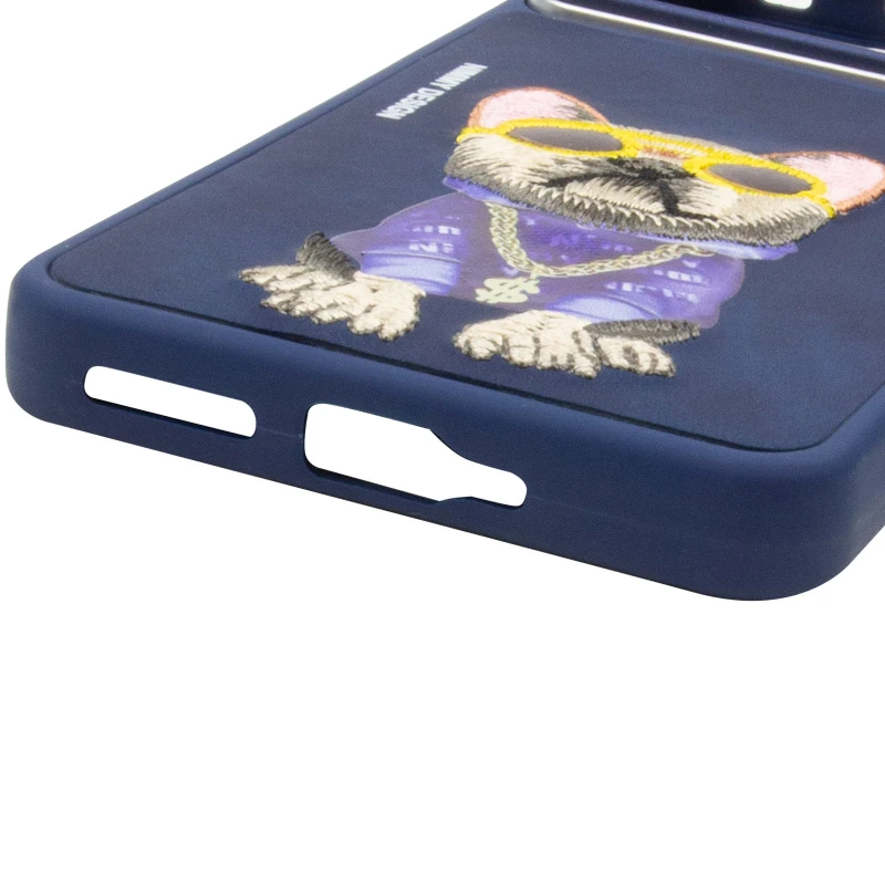 TPU+PC чохол з тваринами для Xiaomi Redmi Note 13 Pro 5G – Blue Dog. Фото 11 з 13