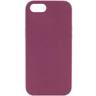 Чохол Silk Full Protective (AA) NO LOGO для Apple iPhone SE (2020) — Бордовий / Plum
