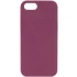 Чохол з закритим низом Silicone Case на Apple iPhone SE (2020) – Бордовий / Plum. Фото 1 з 2