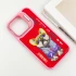 TPU+PC чехол с животными для Apple iPhone 16 Pro Max – Pink Dog. Фото 4 из 9