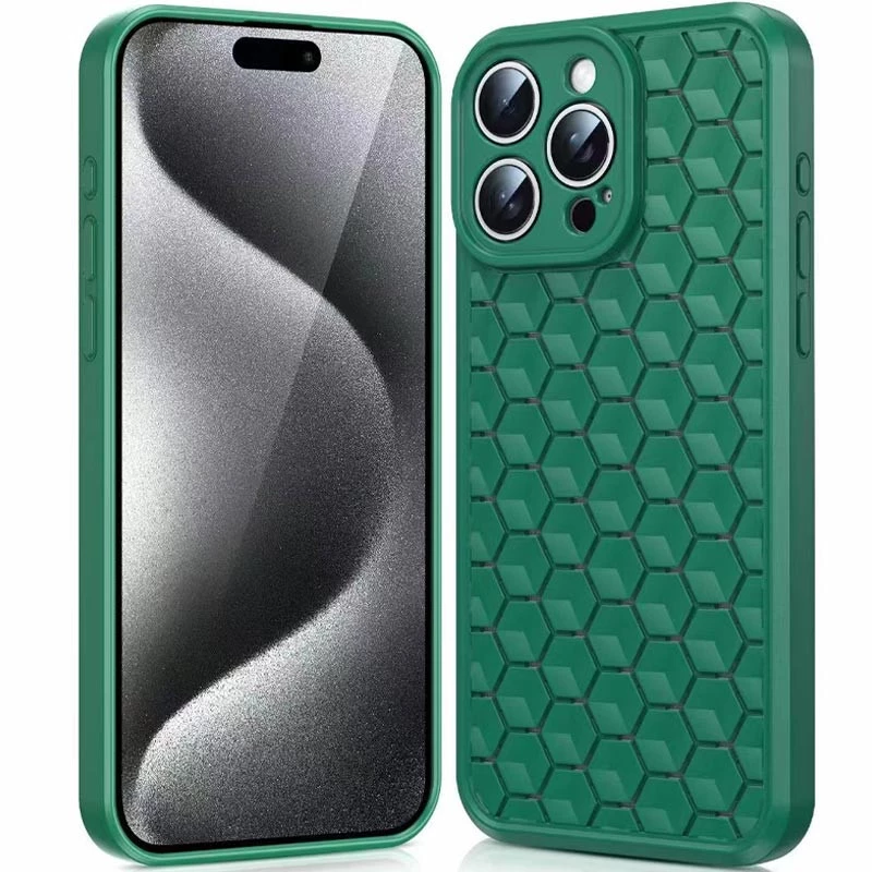 

Силіконовий чохол сотами на Xiaomi Redmi Note 12 4G (Зелений / Cyprus Green)