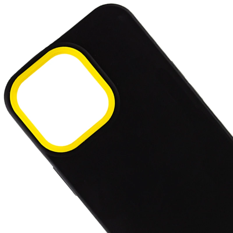 Двоколірний чохол Bichromatic на Apple iPhone 13 Pro Max (6.7") – Black / Yellow. Фото 2 з 5