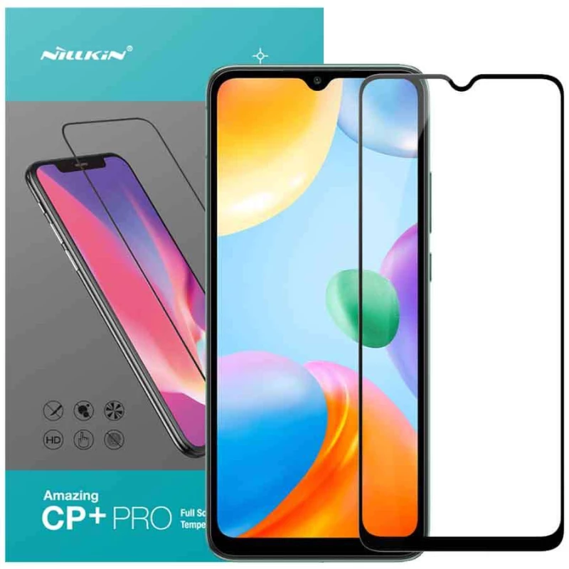 Захисне скло Nillkin (CP+PRO) на Xiaomi Poco C40 – Чорний. Фото 2 з 8
