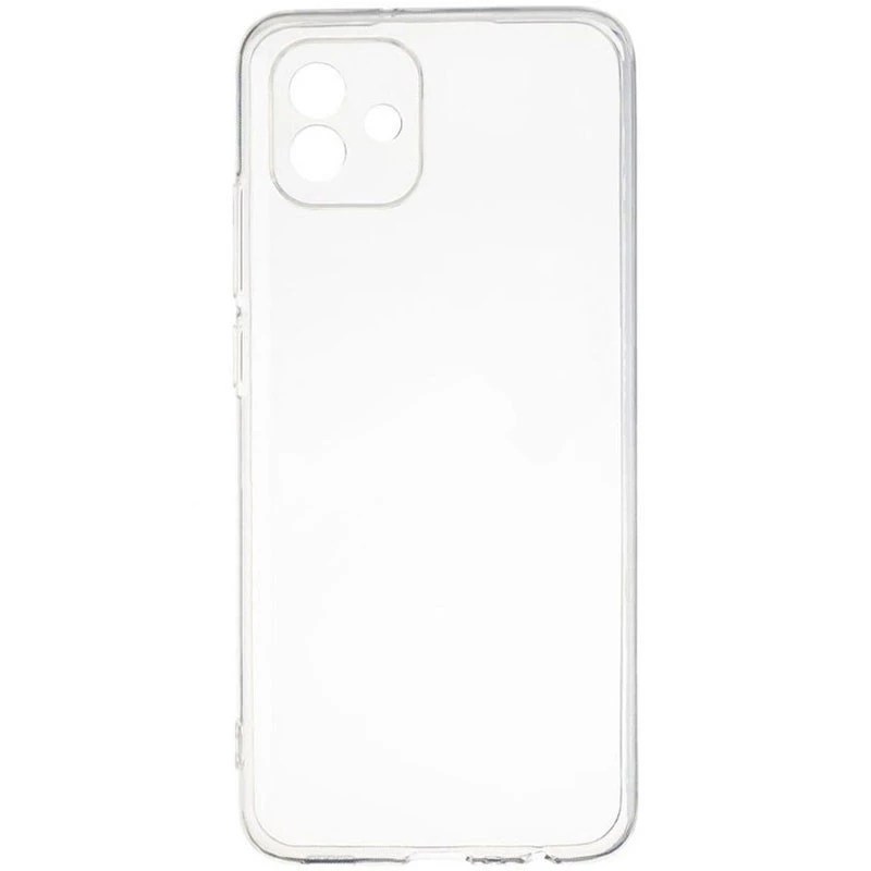 Ультратонкий силіконовий чохол 1,5 мм з захистом камери на Samsung Galaxy A04 – Безбарвний (прозорий). Фото 2 з 3