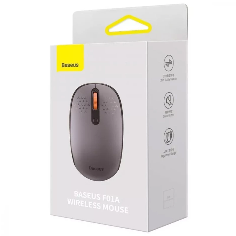 Миша бездротова Baseus F01A – Gray. Фото 6 з 7