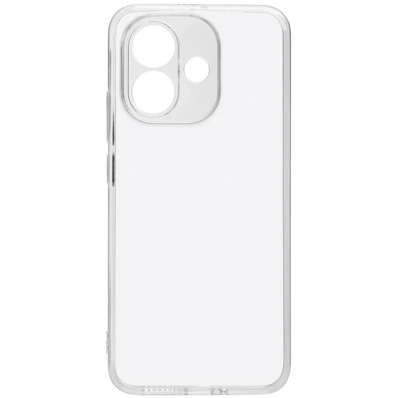 Ультратонкий силиконовый чехол 1,5 мм с защитой камеры для Xiaomi Redmi Note 17 – Бесцветный (прозрачный). Фото 2 из 2