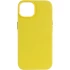 Шкіряний чохол Leather Case з MagSafe на Apple iPhone 12 (6.1") – Yellow. Фото 2 з 9