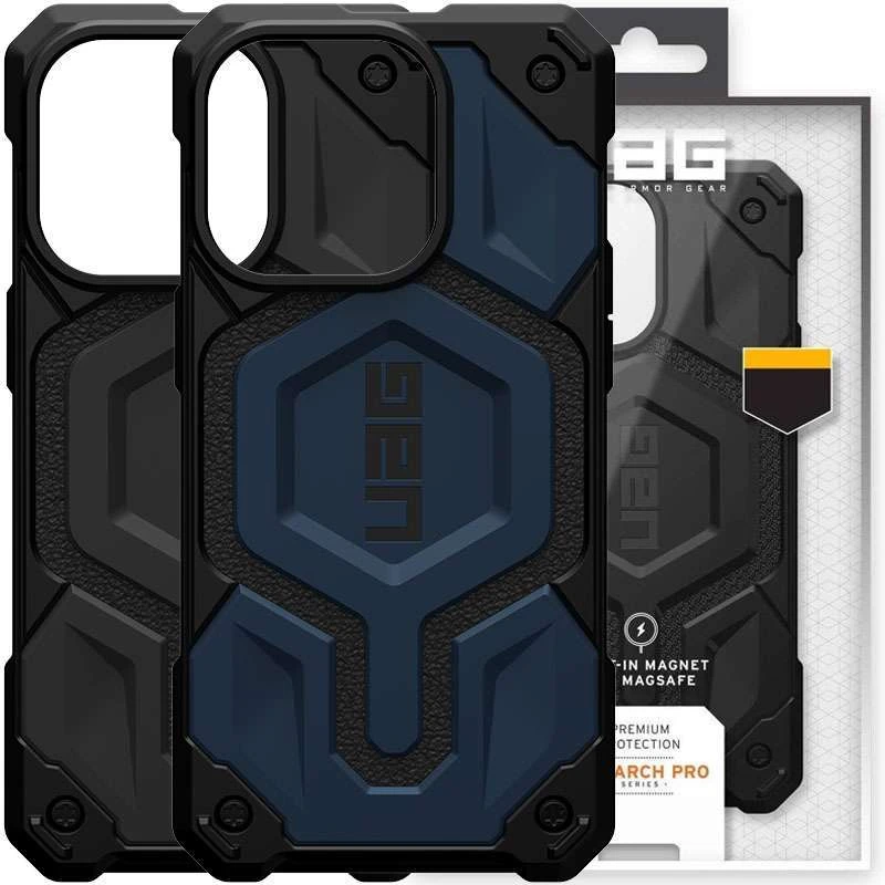 

Ударостійкий чохол UAG Monarch Pro with MagSafe Leather на Apple iPhone 13 Pro Max (6.7")