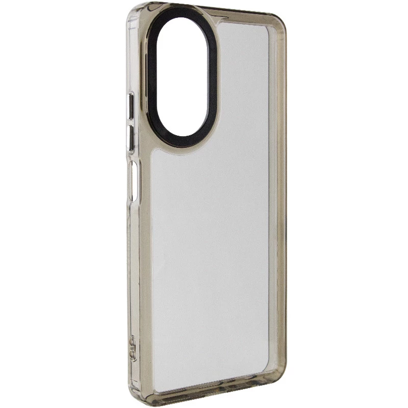 Кольоровий чохол TPU+PC на Oppo A18 – Gray. Фото 1 з 6