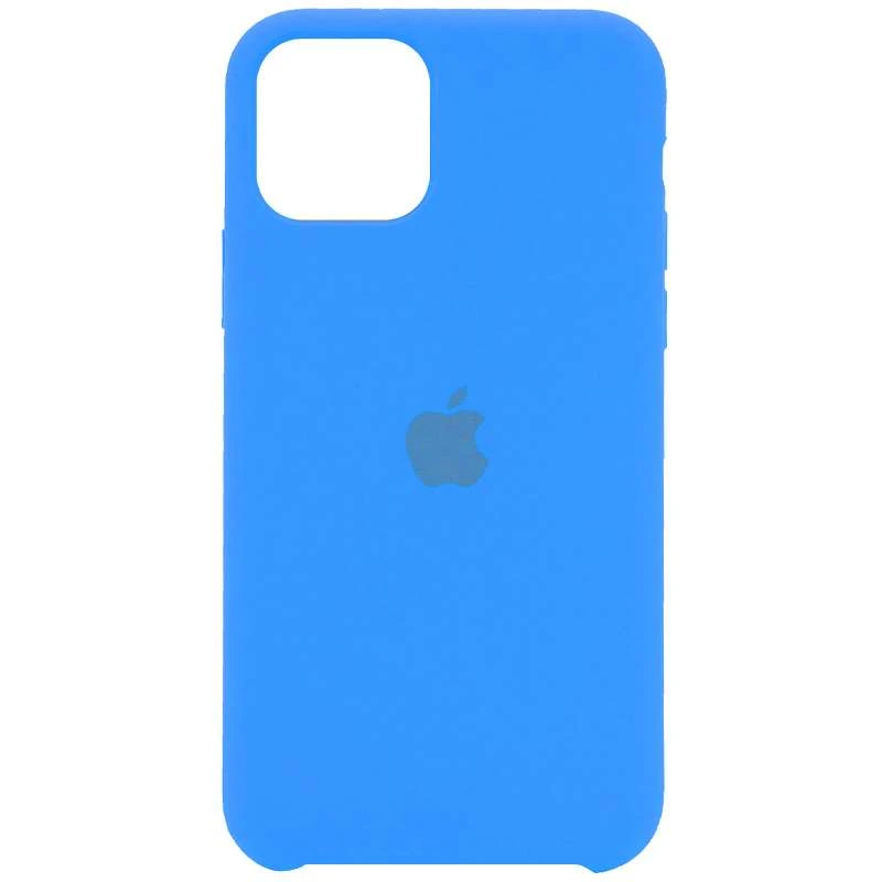 

Чехол Silicone Case для Apple iPhone 11 Pro (5.8") (Голубой / Blue), Блакитний / blue