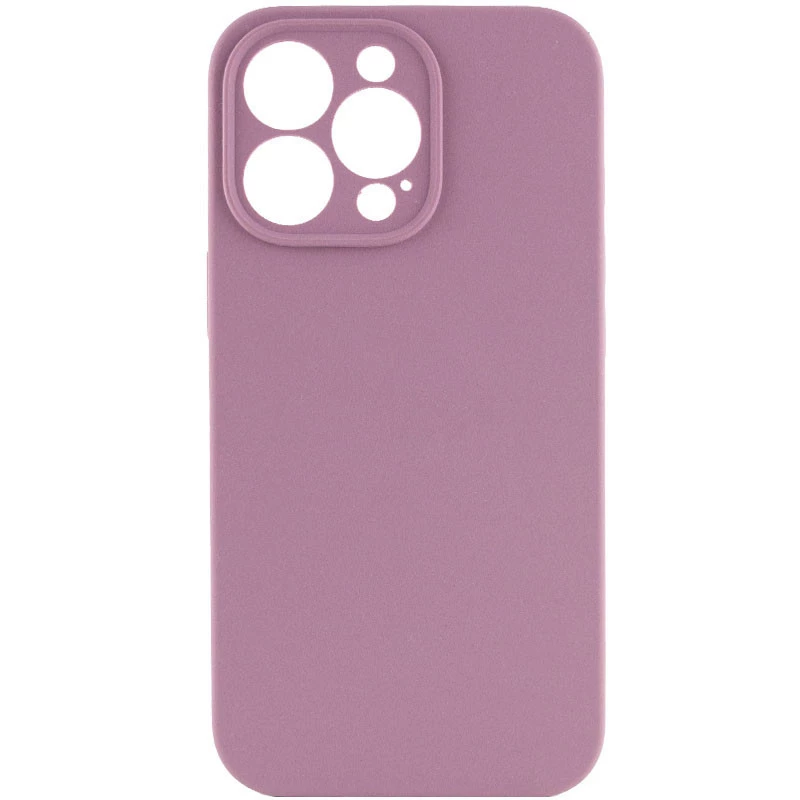 

Чехол с защитой камеры Silicone Case Apple iPhone 13 Pro Max (6.7") (Лиловый / Lilac Pride), Ліловий / lilac pride