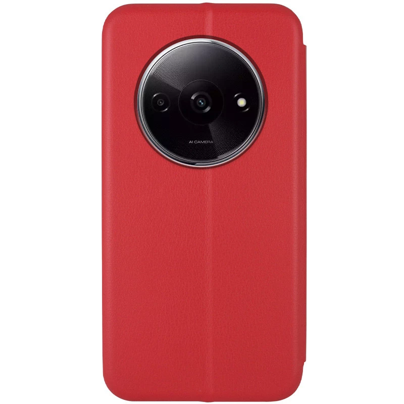 Чохол-книжка класичний на Xiaomi Redmi A3 – Червоний. Фото 4 з 4