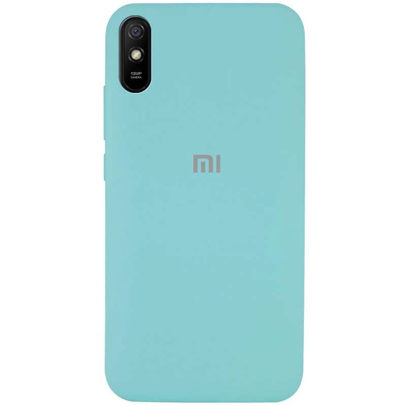 

Чохол Silicone Case з закритим низом на Xiaomi Redmi 9A (Бірюзовий / Ice Blue)